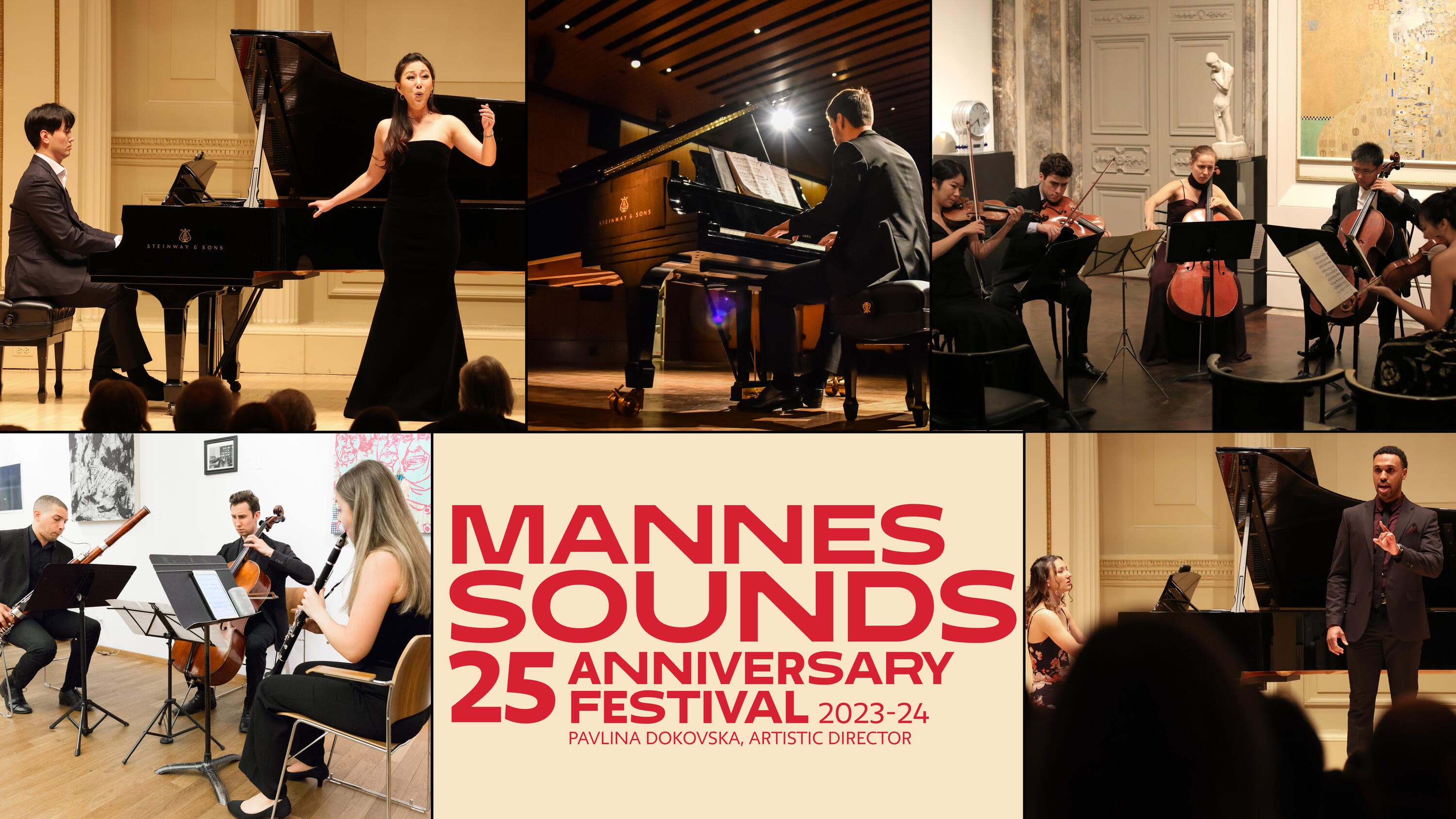 Louis Lee as Featured Soloist in Evening of Songs — Mannes Sounds 25th Anniversary Festival, Ernst C. Stiefel Hall, NY